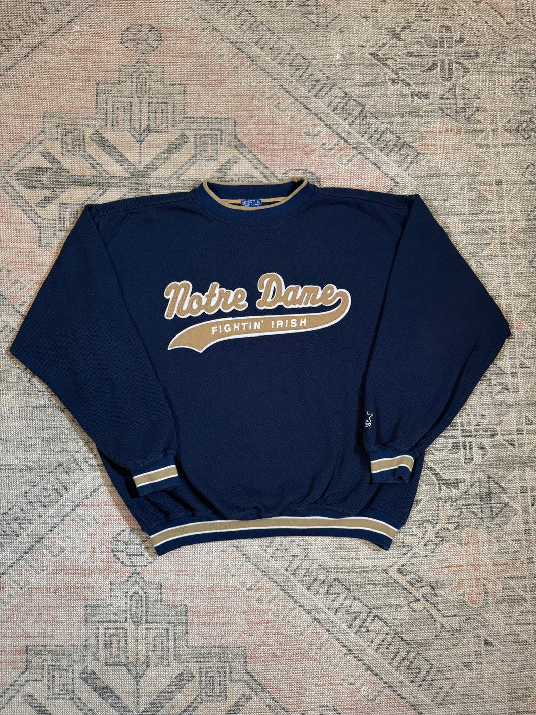 Vintage 90s Notre Dame Starter Crewneck (XL)
