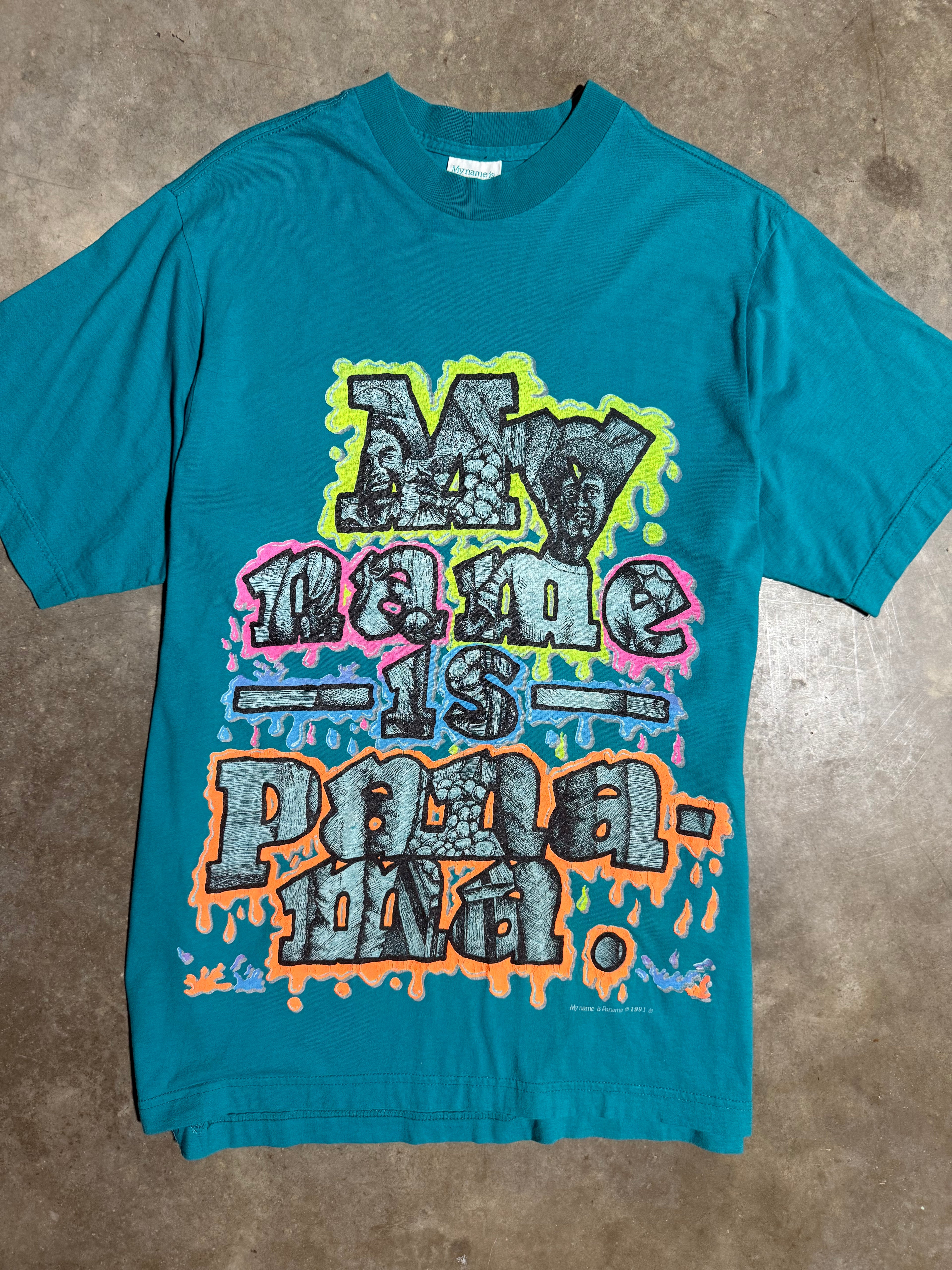 Vintage 1991 My Name is Panama Graphic T-Shirt (L)