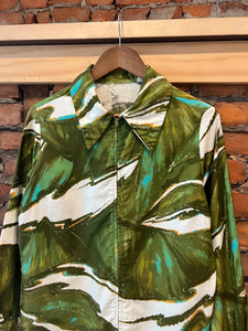 True Vintage 70s Womens Zip Up Shirt (Womens 18)