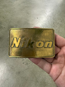 Vintage Nikon Camera Belt Buckle
