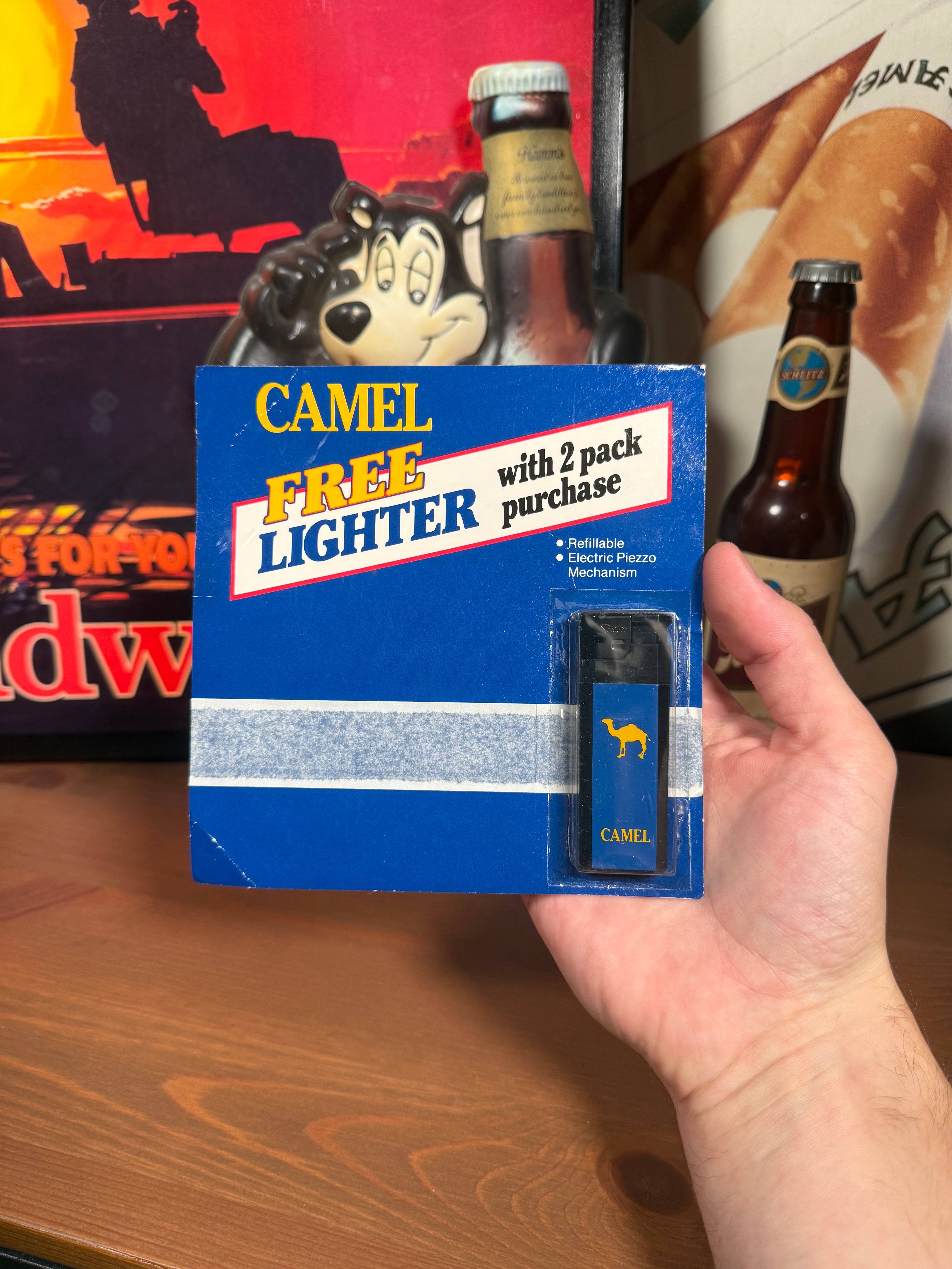 Vintage 1987 Unopened Camel Cigarettes Lighter