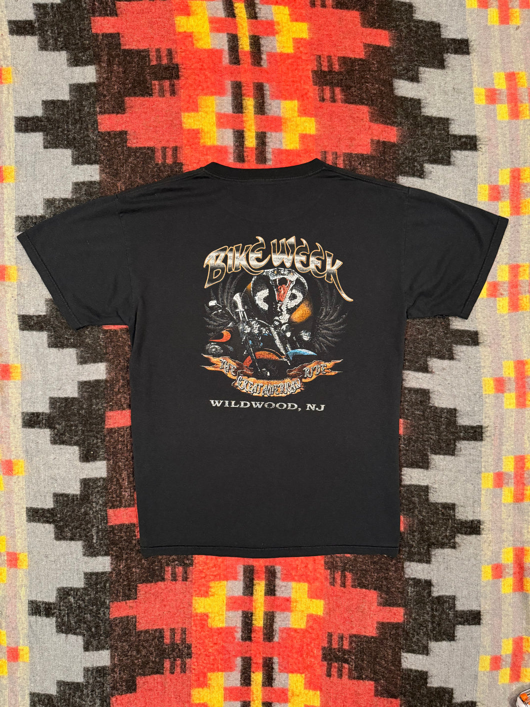 2000s Wildwood New Jersey Bike Week Snake Shirt (L)
