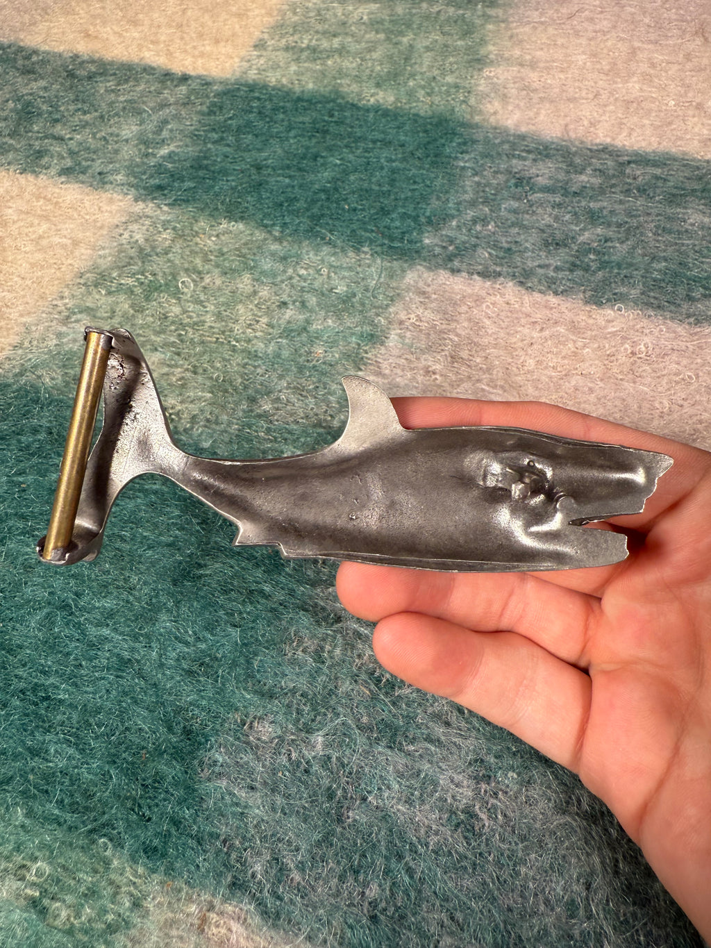 Vintage 3D Shark Belt Buckle