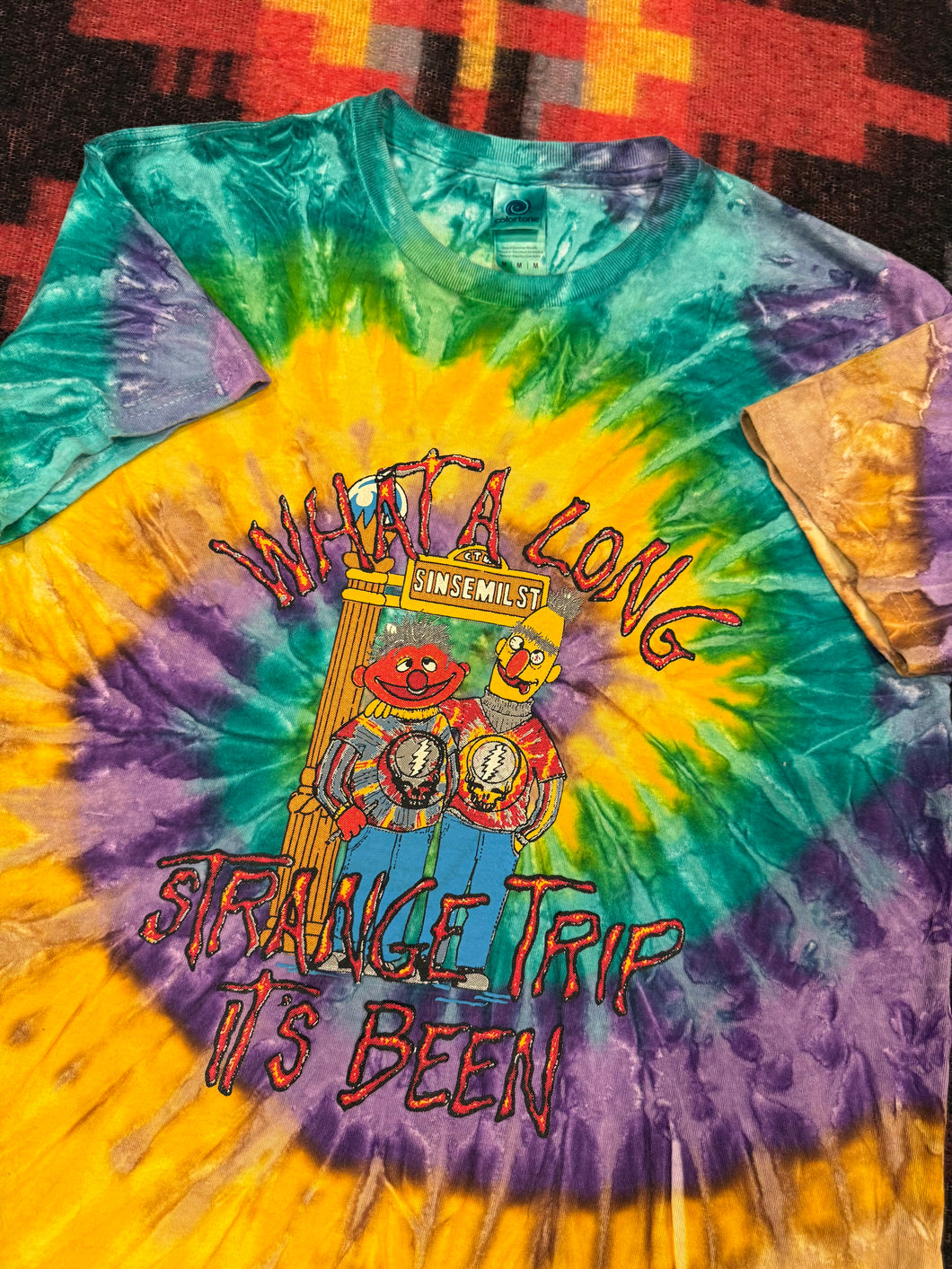 2000s Bert and Ernie What a Long Strange Trip Shirt (M)