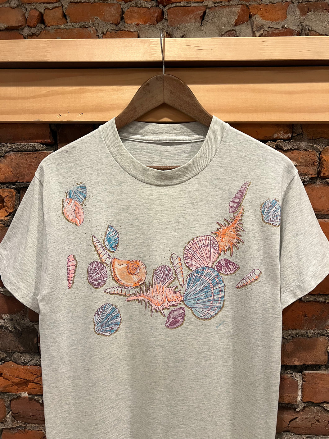 Vintage 90s Sea Shell Tee (M)