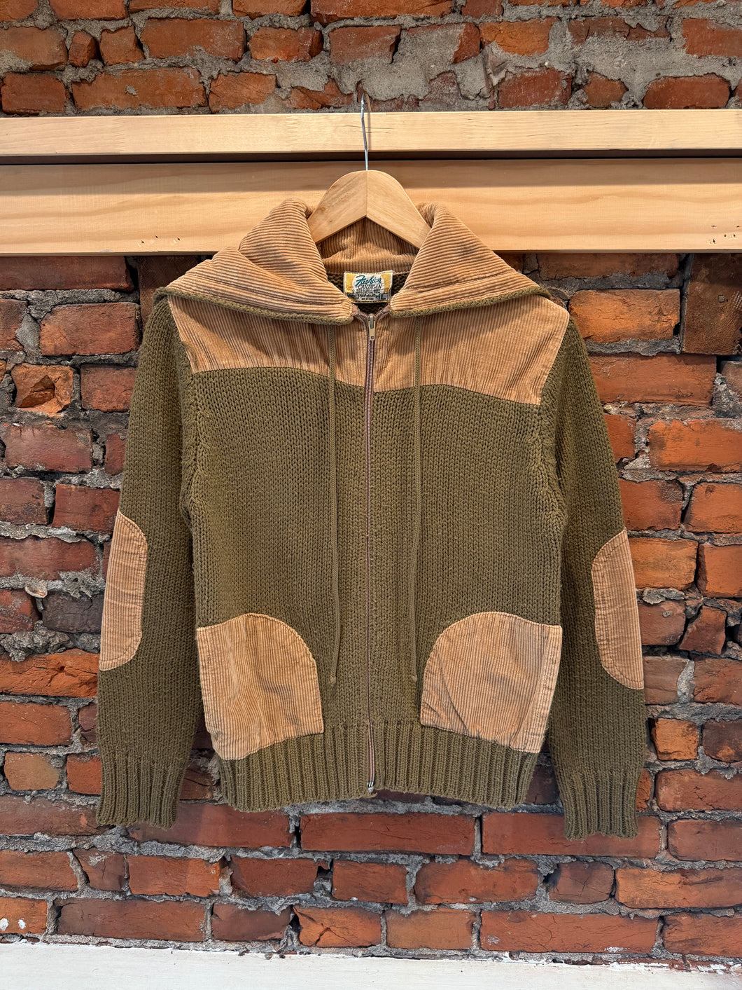 True Vintage 70s Kmart Fashion Cardigan Zip Up Jacket (WM)