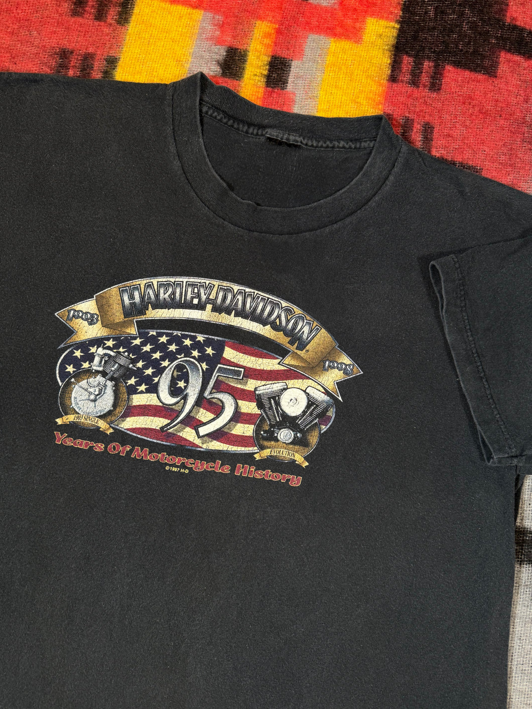 Vintage 1997 Harley Davidson 95 Years Shirt (XL)