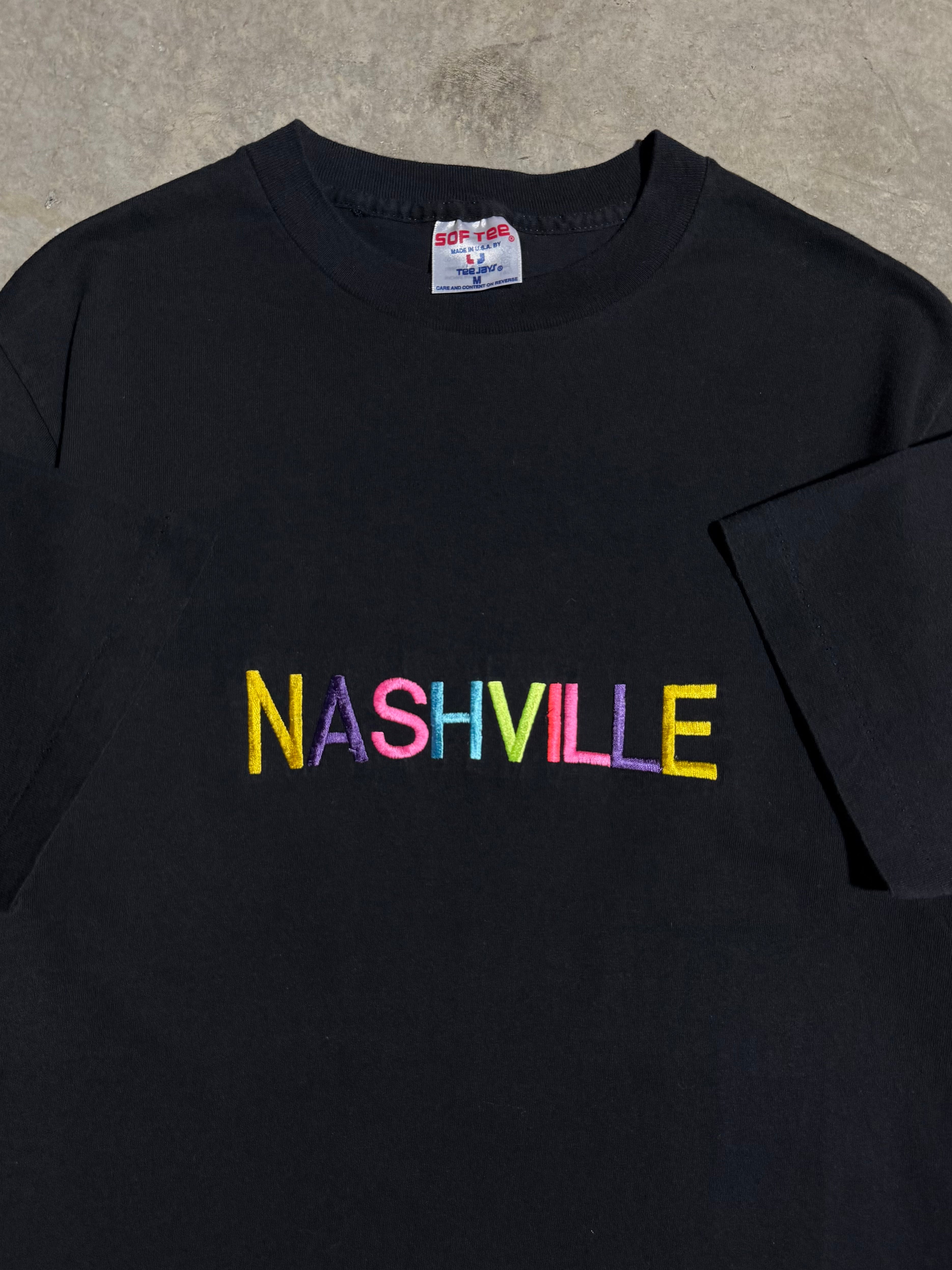 Vintage Nashville Embroidered Tee (M)