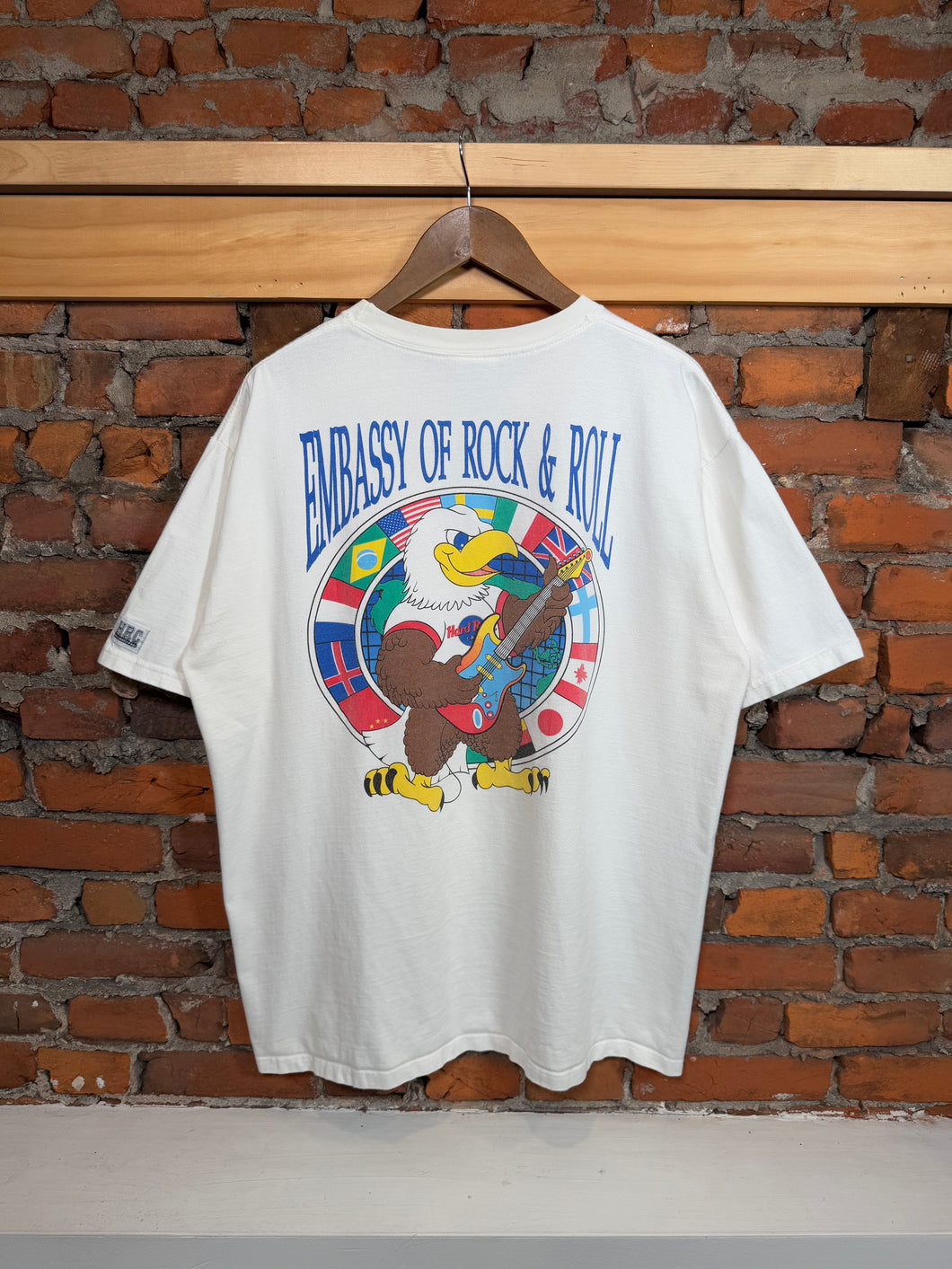 Vintage 90s Hard Rock Cafe Eagle Shirt (XL)