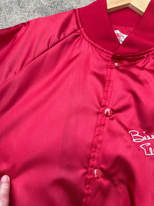 Vintage 90s Bill Elliot Budweiser Nascar Satin Jacket (XL)