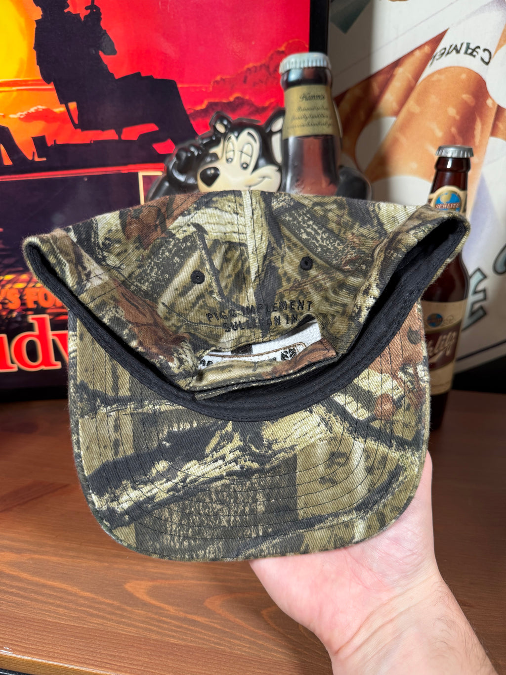Vintage Y2K New Holland Agriculture Realtree Camo Hat