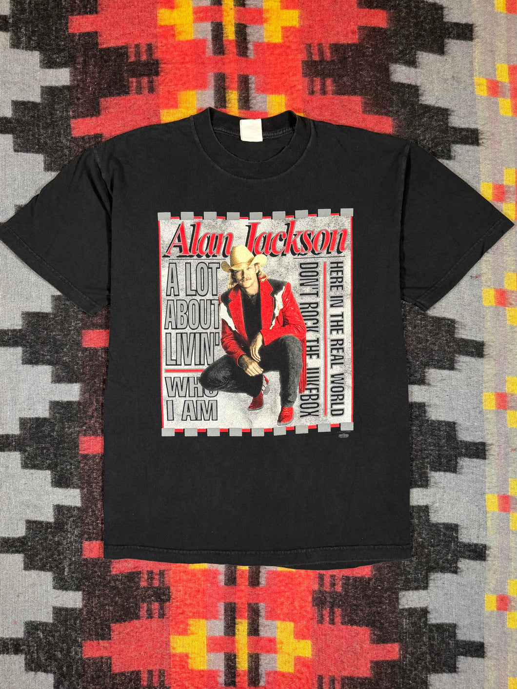 Vintage 1995 Alan Jackson Winterland Concert Shirt (XL)