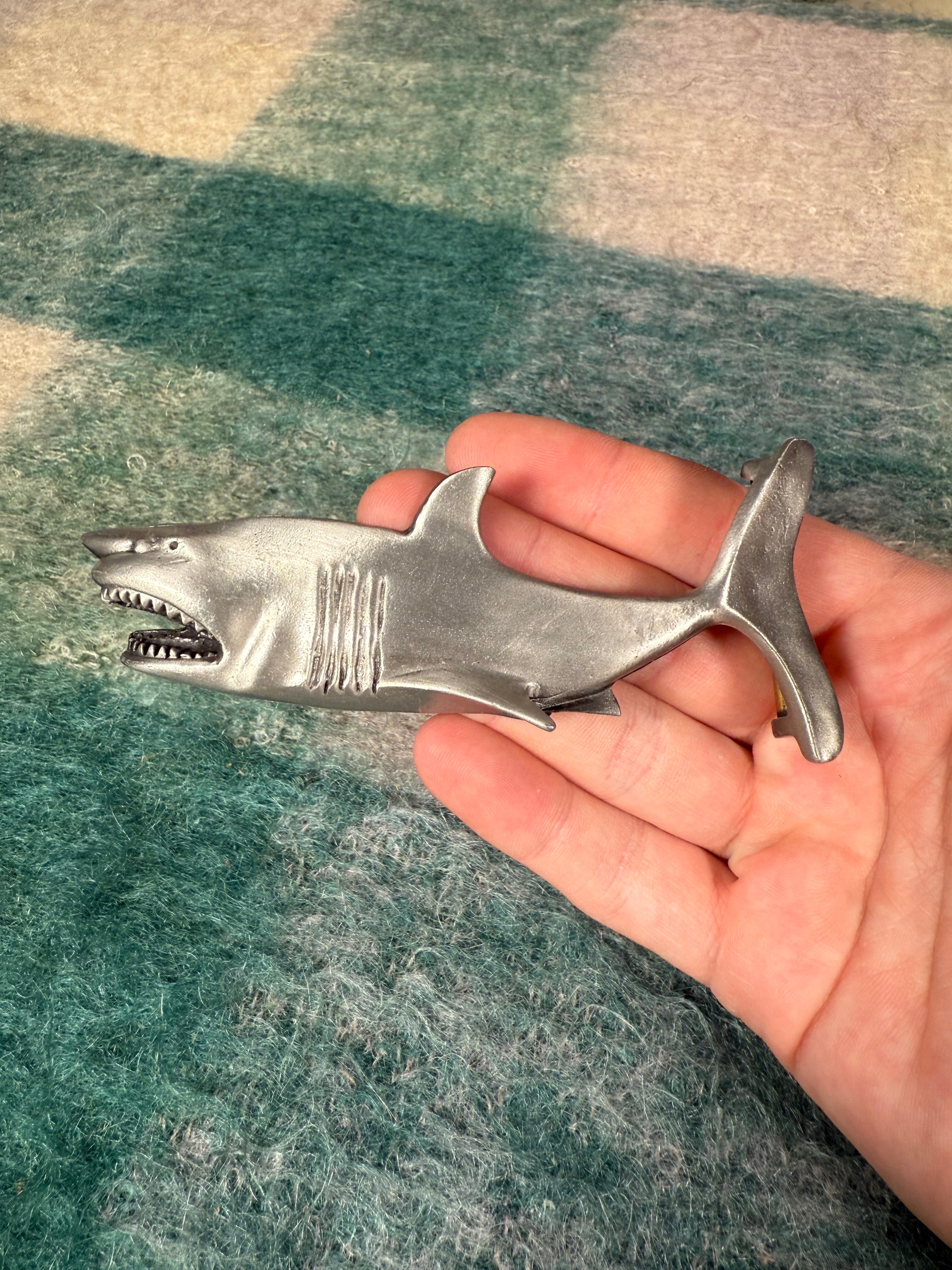 Vintage 3D Shark Belt Buckle