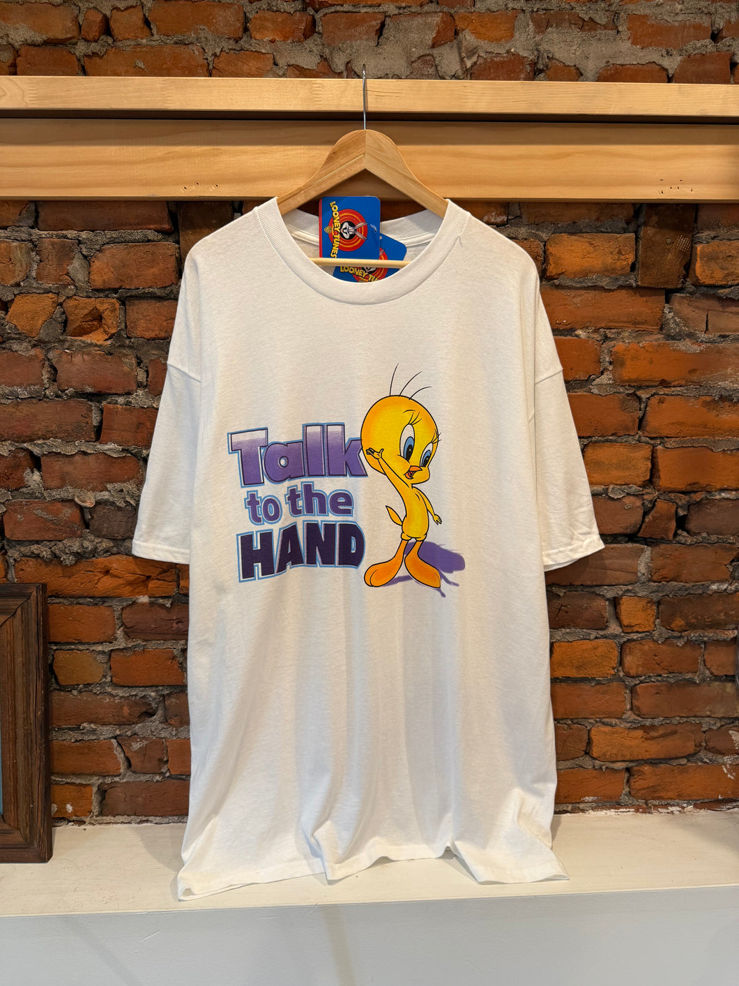 Vintage 2002 Loone Tunes Talk to the Hand Shirt (XXL)
