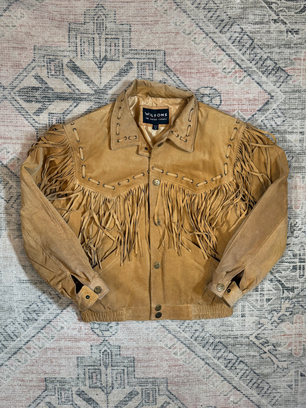 Vintage Wilson’s Leather Fringe Jacket(M)