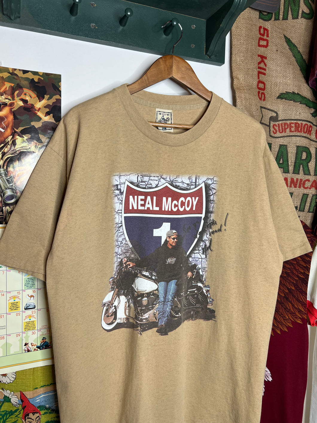 Vintage Neal McCoy Double Sided Concert Tee (XL)