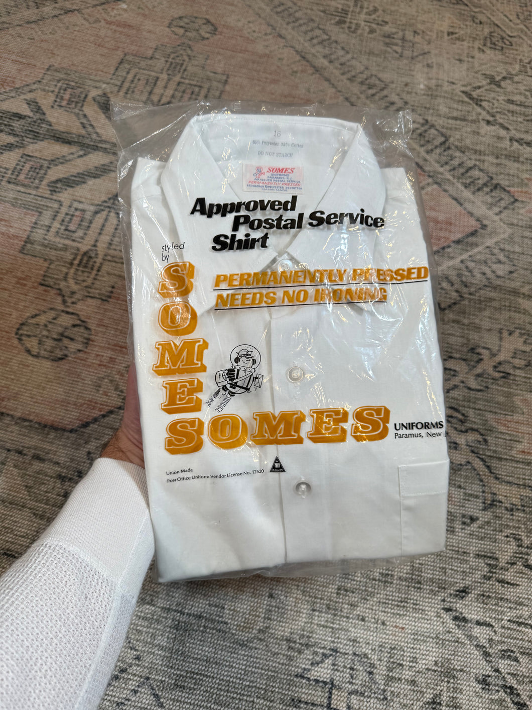 Vintage Unopened Somes Postal Service Button Down Shirt (M)