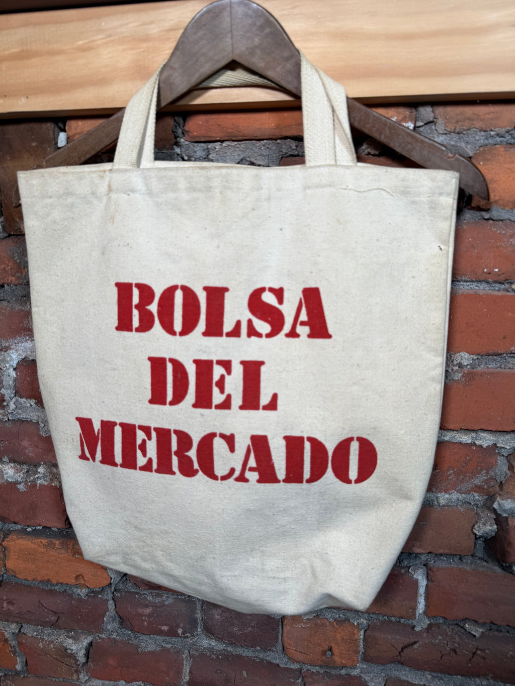 Vintage Bolsa Del Mercado Tote Bag