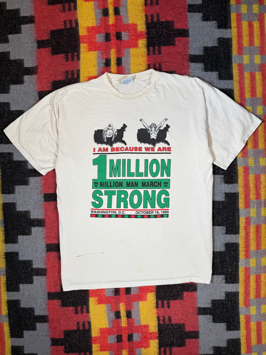 Vintage 1995 Million Man March Shirt (2XL)