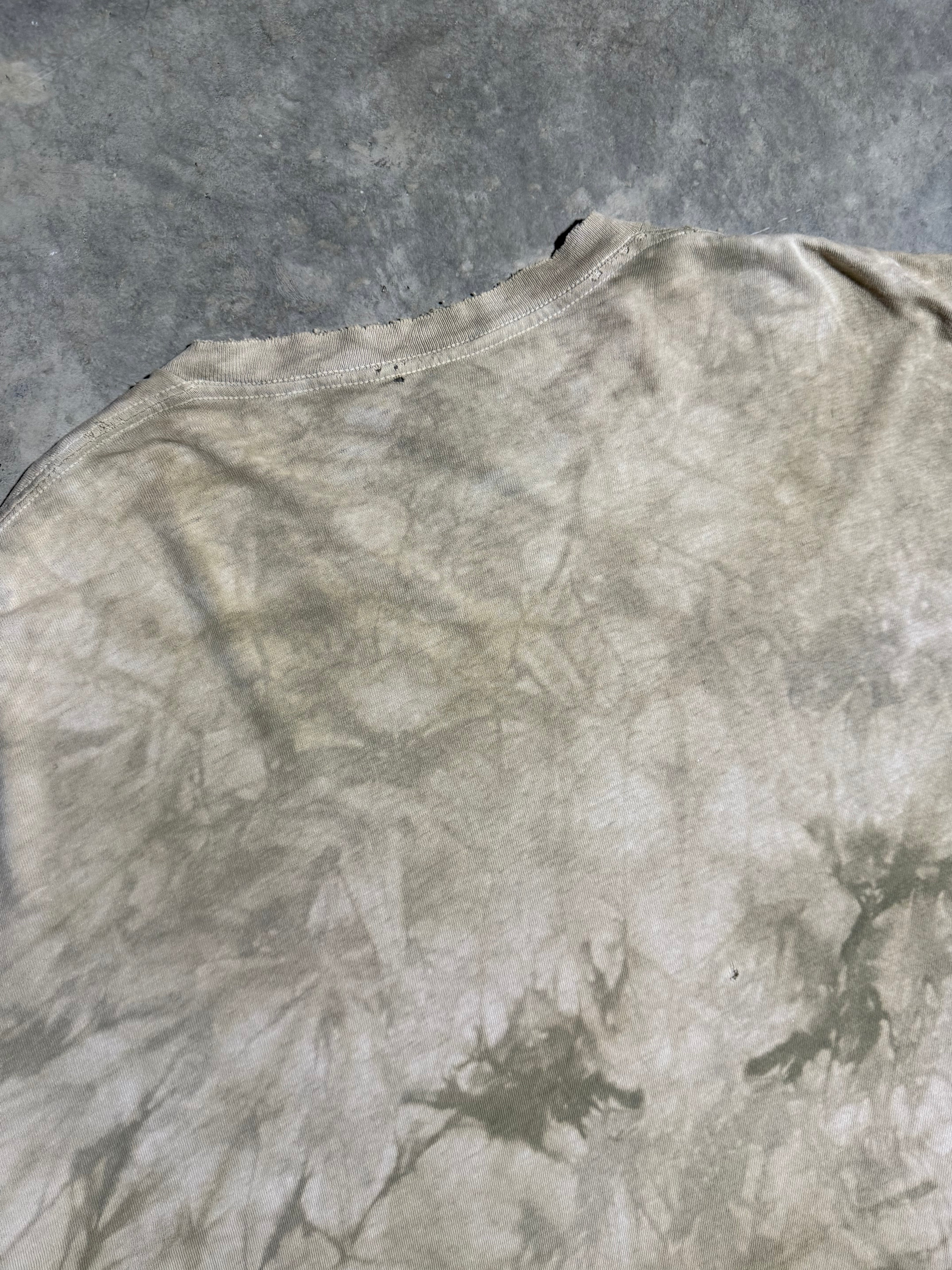 Vintage 90s Running Horse Dyed Distressed T-Shirt (2XL)