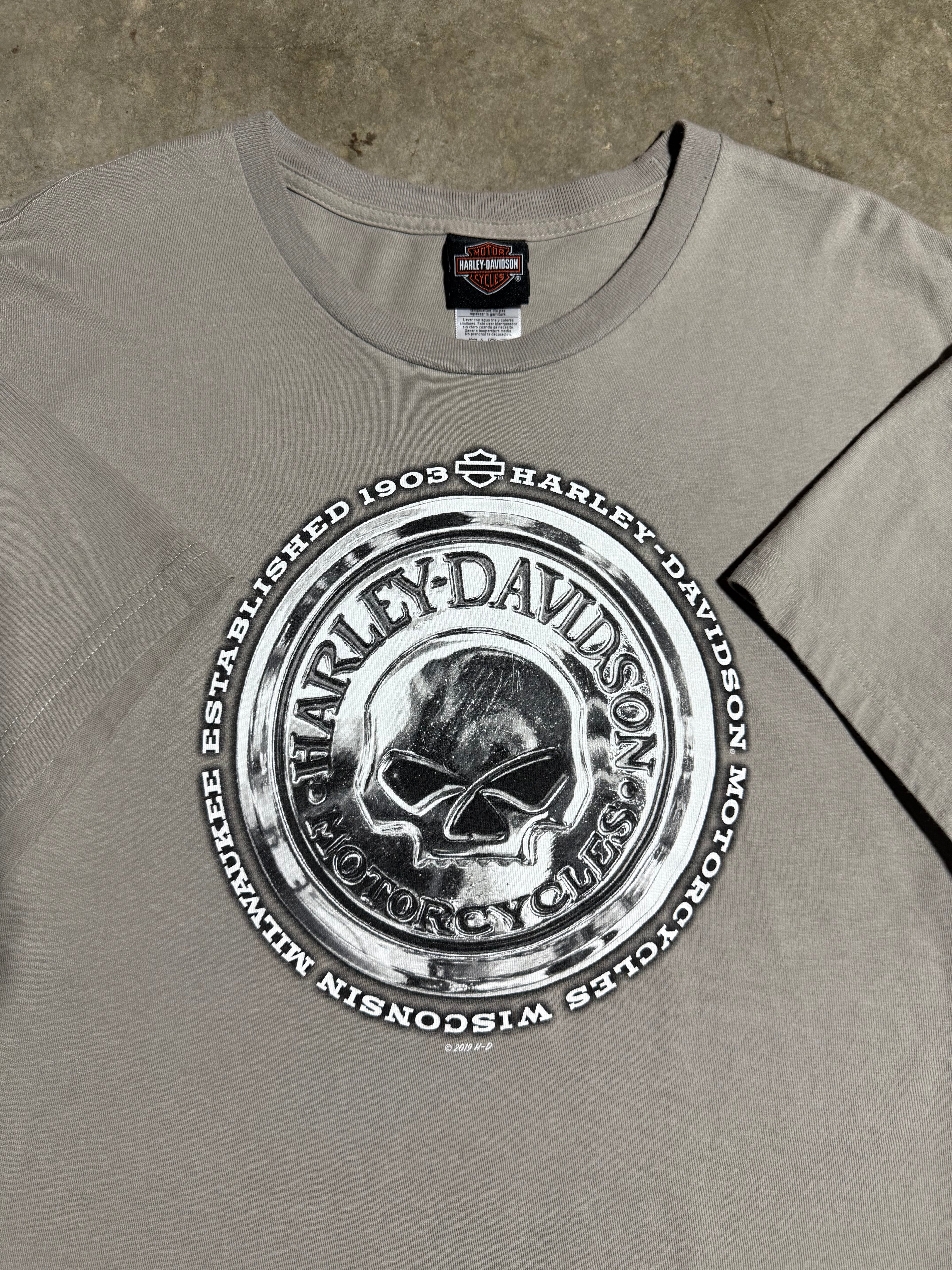 Harley Davidson Columbia Skull T-Shirt (XL)