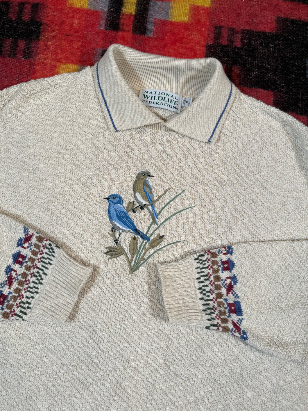 Vintage National Wildlife Federation Bird Sweater (WM)