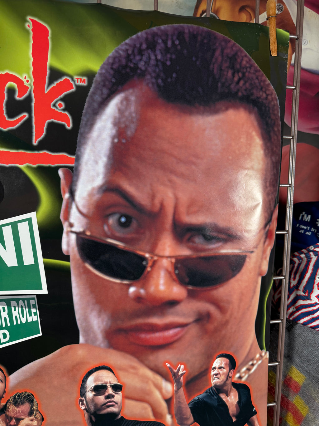Vintage 1999 The Rock WWF Poster (22x35inch)