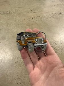 Vintage 80s Jeep Belt Buckle