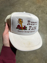 Load image into Gallery viewer, Vintage Rudy’s Family Farm Country Sausage Specialist Trucker Hat
