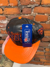 Load image into Gallery viewer, Vintage Leather Chicago Bears SnapBack Hat

