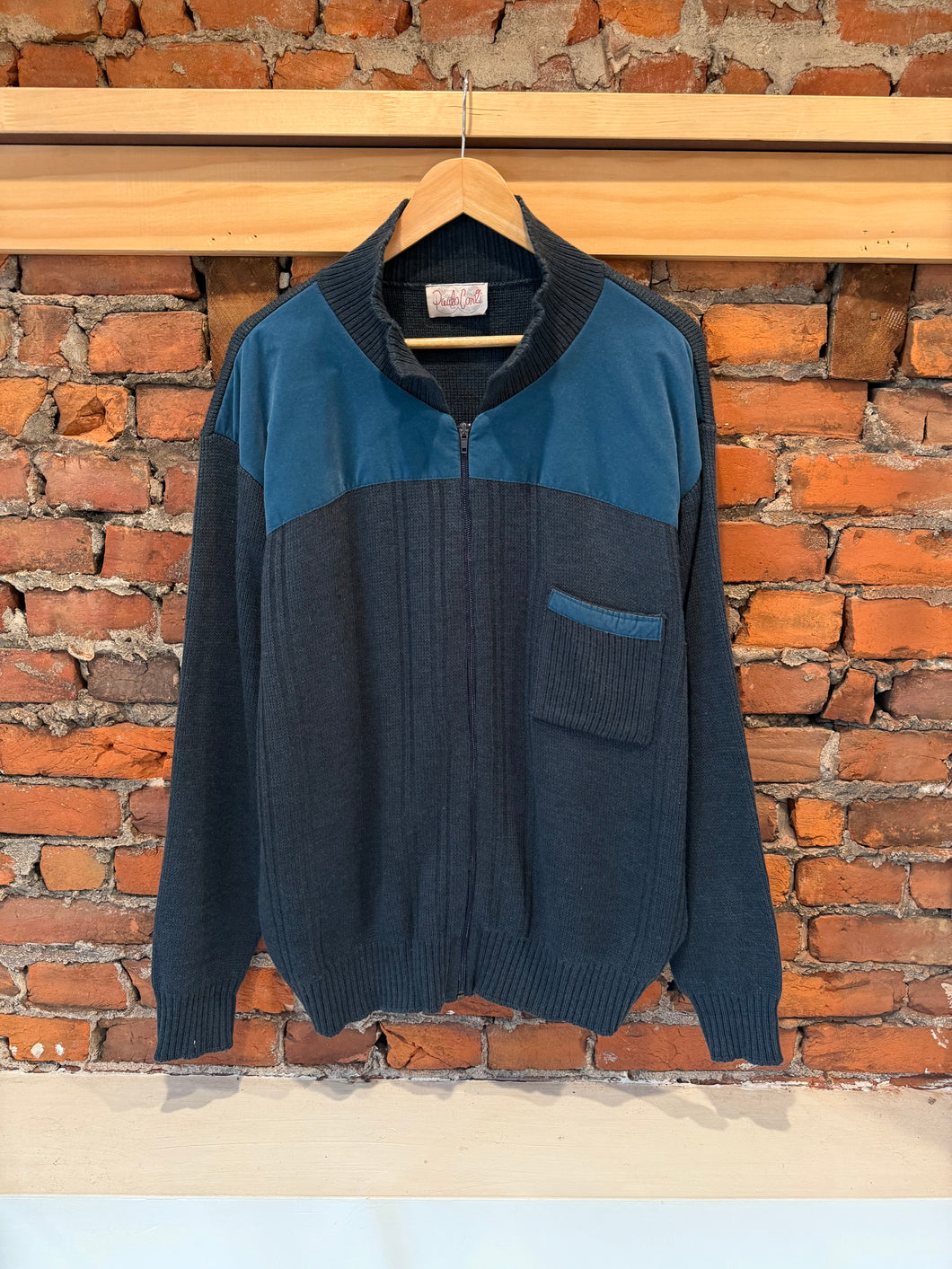 True Vintage Paulo Conti Zip Up Sweater (XL)
