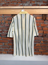 Load image into Gallery viewer, Vintage 80s Super Thin Striped Polo (XL)

