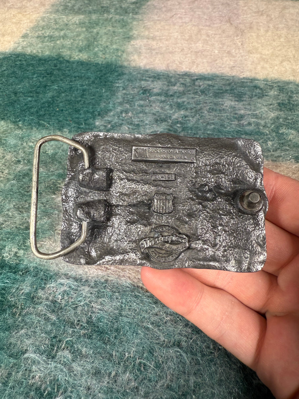 Vintage Ram Landscape Belt Buckle