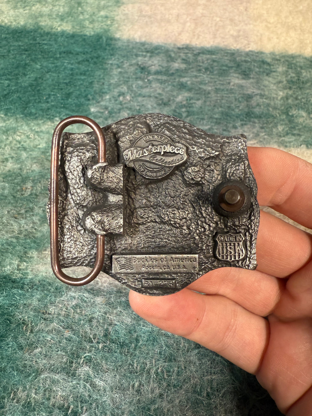 Vintage Country Music Instruments Belt Buckle