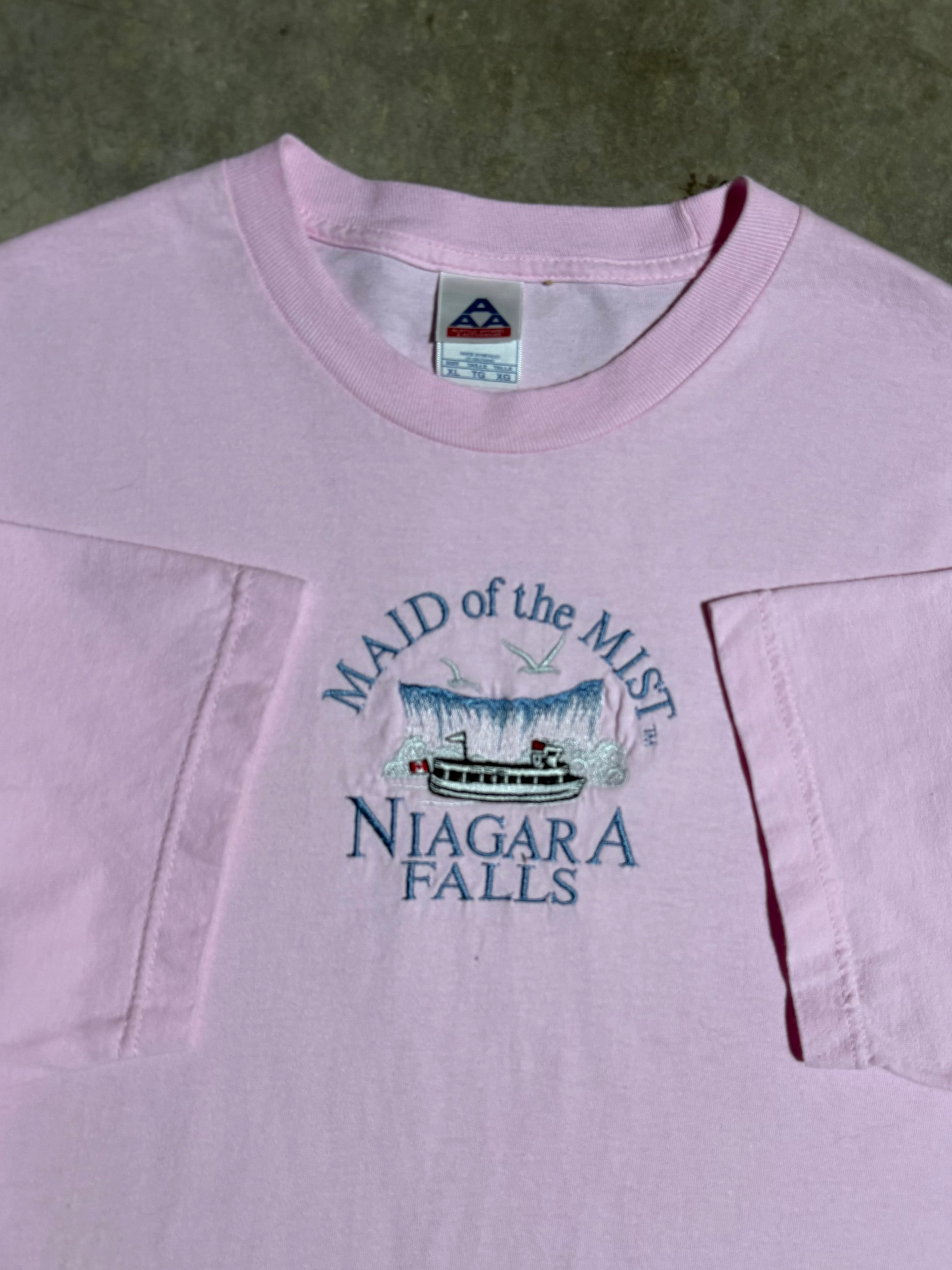Vintage Maid of the Mist Niagara Falls Embroidered T-Shirt (XL)