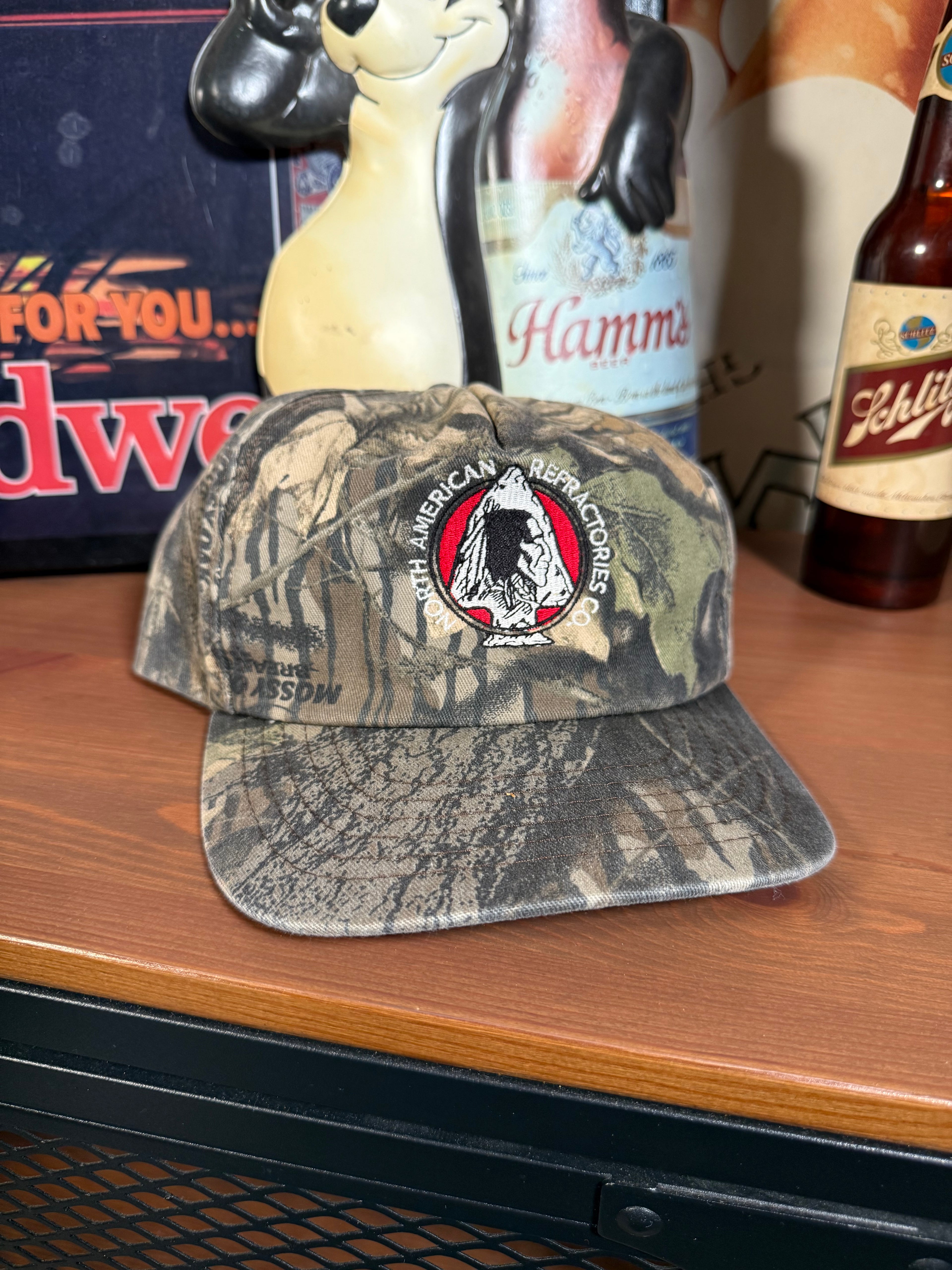 Vintage North American Refractories Arrowhead Camo Snapback