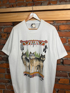 Vintage Early 90s Wolf T-Shirt (XL)