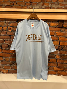 Y2K Von Bitch Blue Tee (2XL)