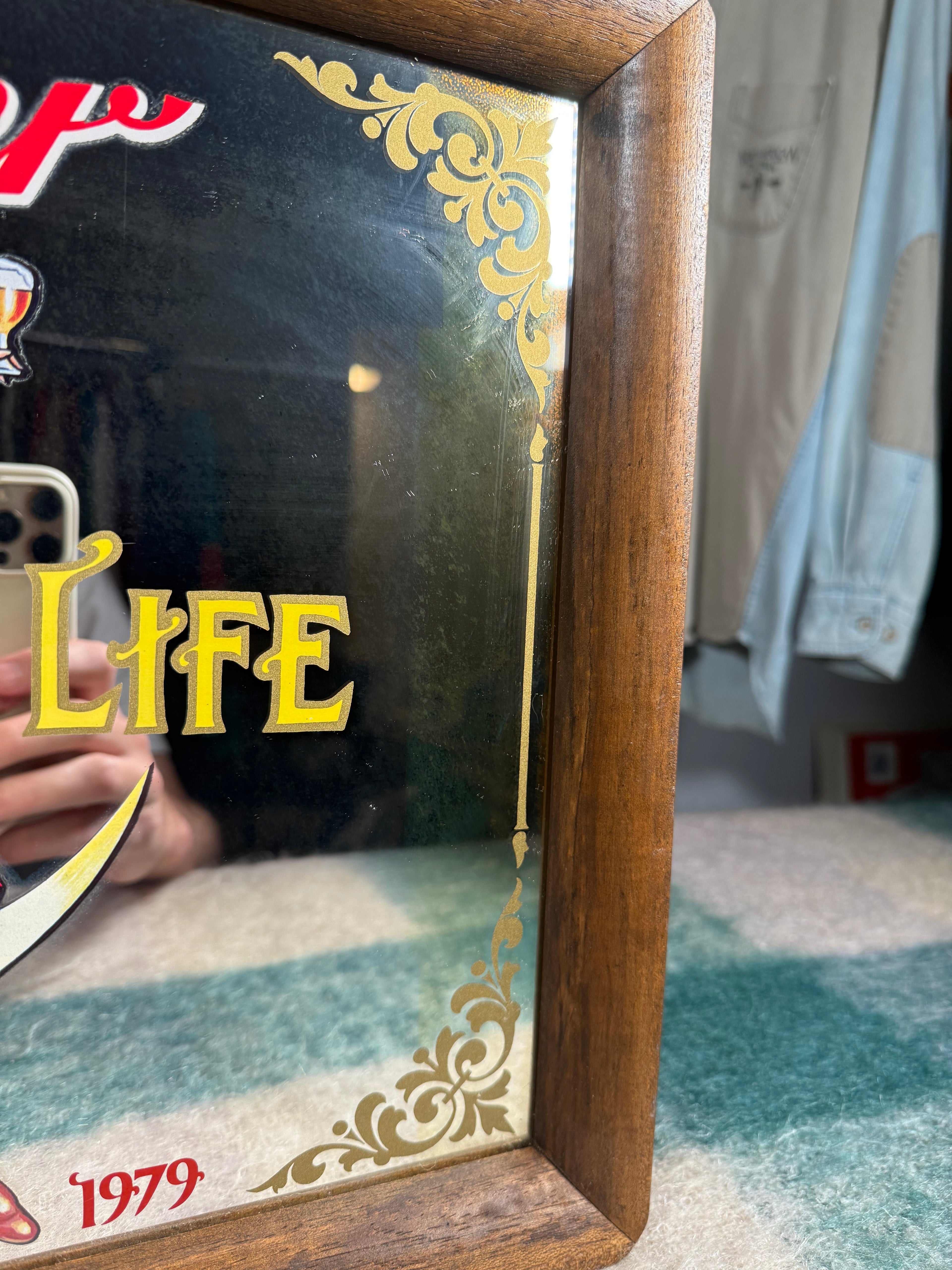 Vintage 1979 Miller High Life Mirror