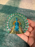 Vintage Peacock Belt Buckle