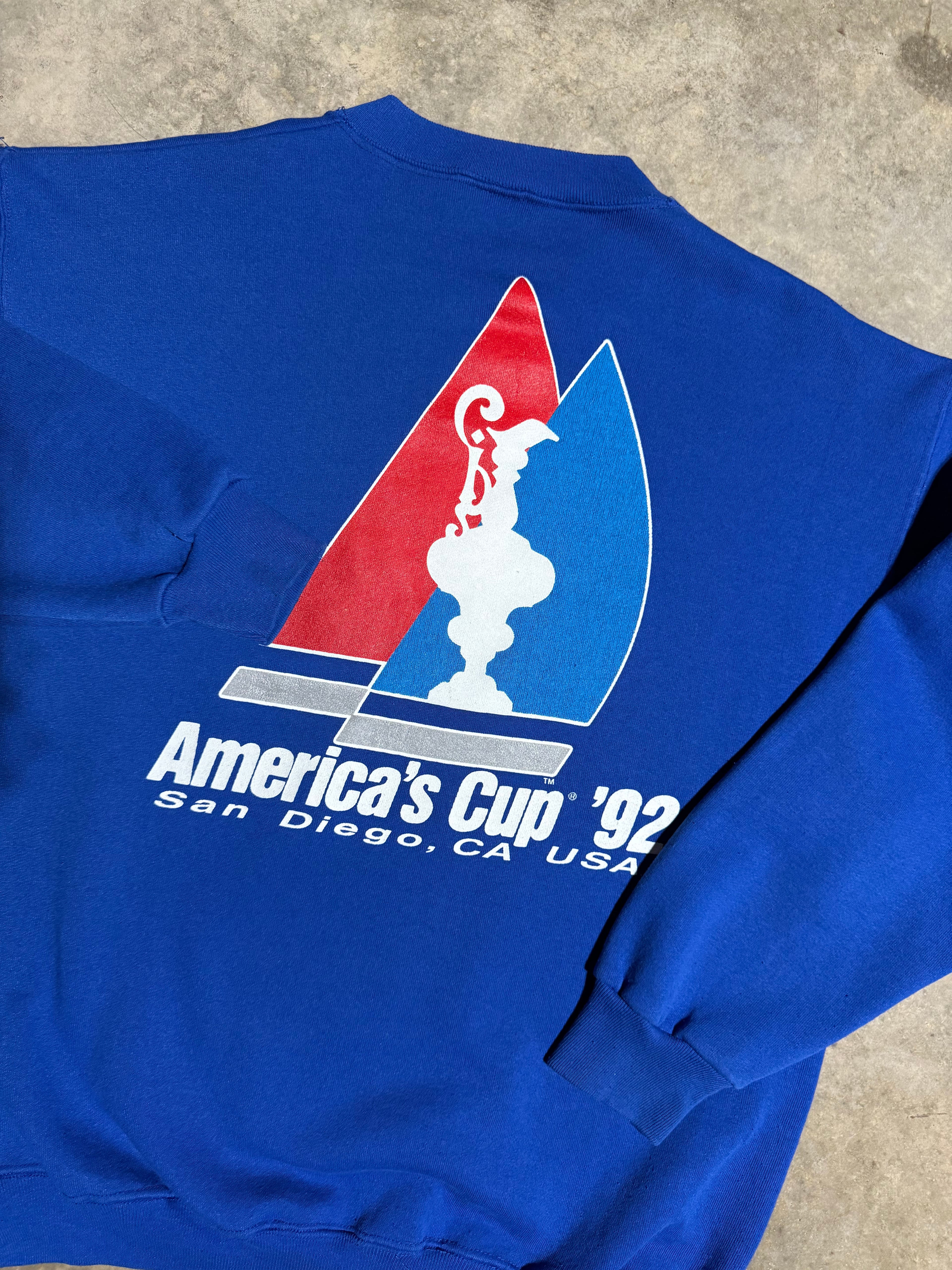 Vintage 1992 Americas Cup Racing Crewneck (M/L)