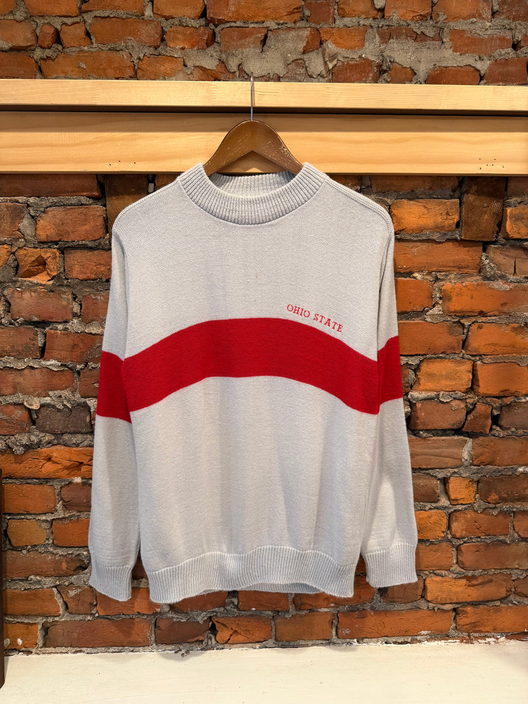 Vintage 80s Ohio State Knit Sweater (M)