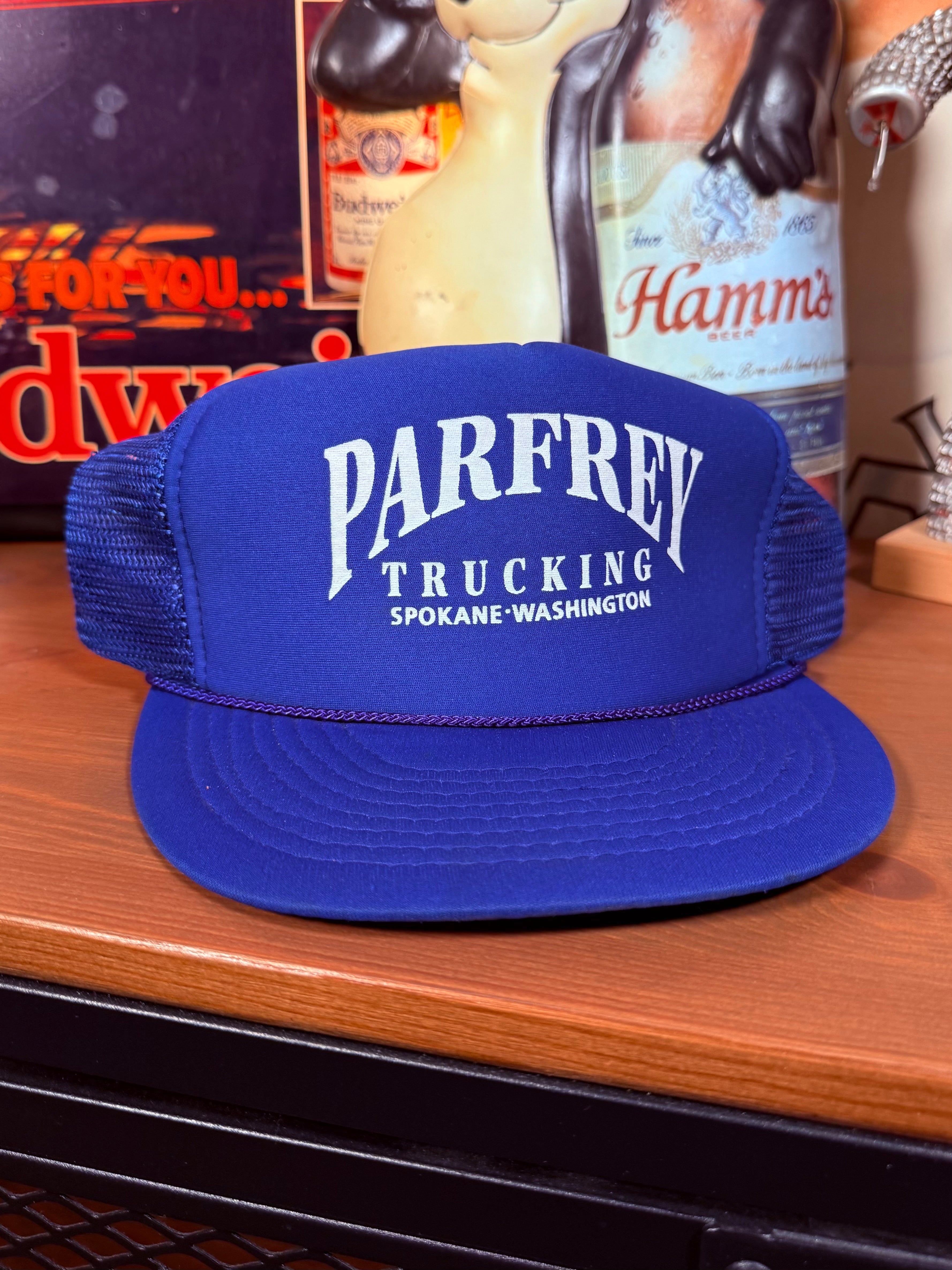 Vintage Parfrey Trucking Snapback Hat