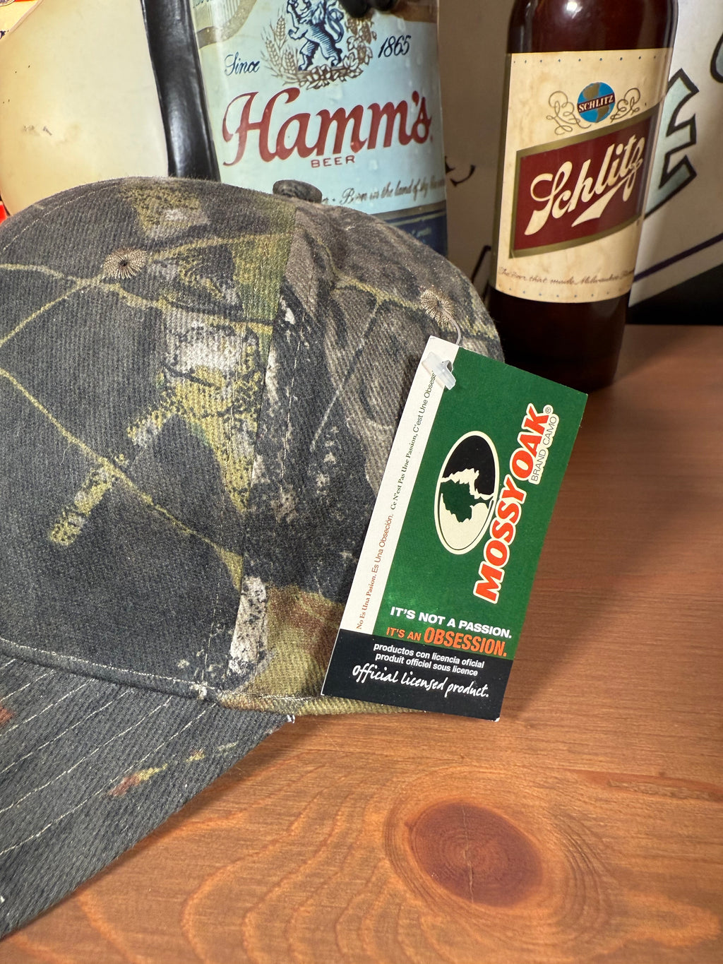 Vintage Crows Seed Mossy Oak Camo K Products Hat