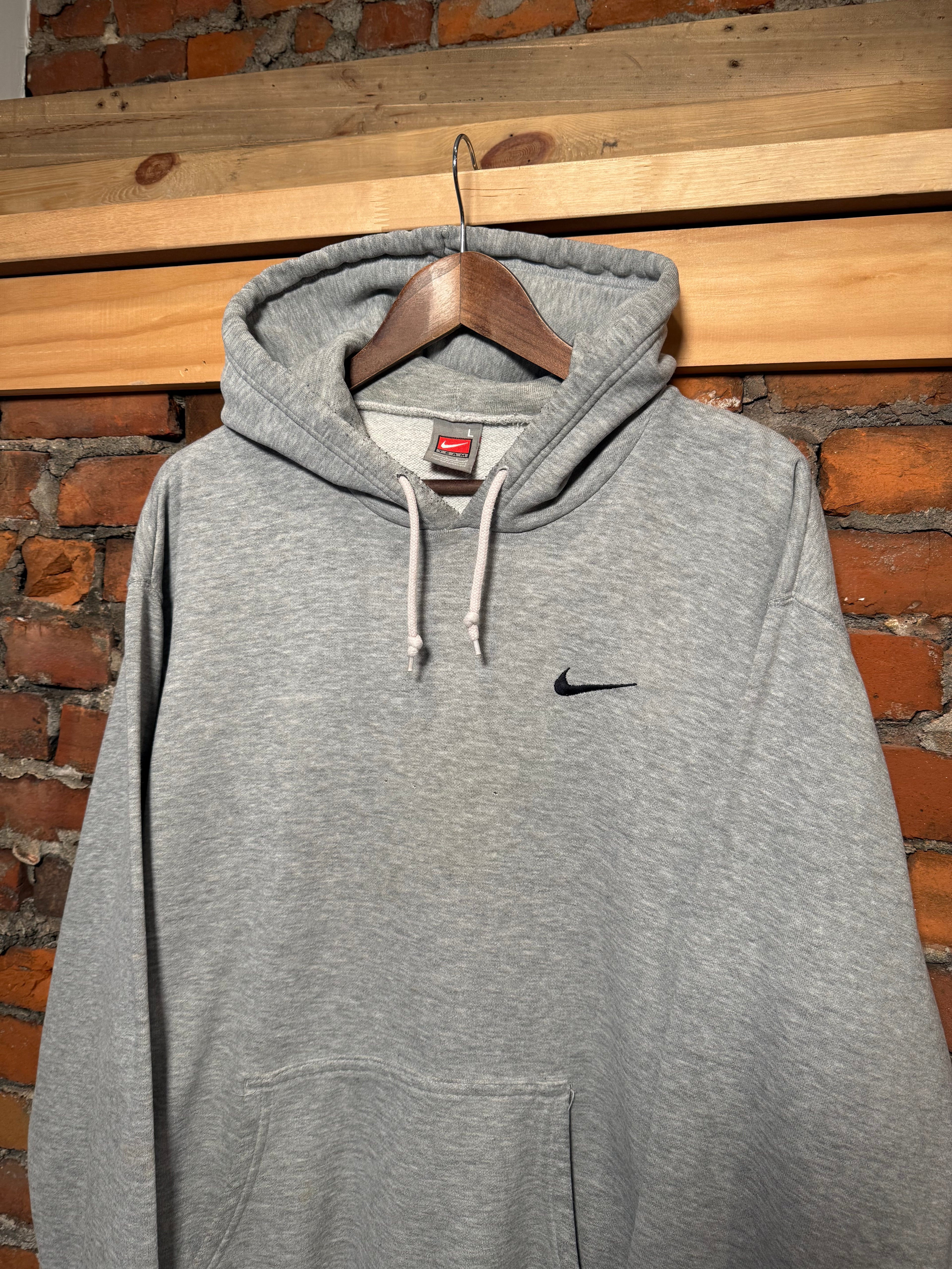 Vintage Early 2000s Nike Grey Hoodie (L)
