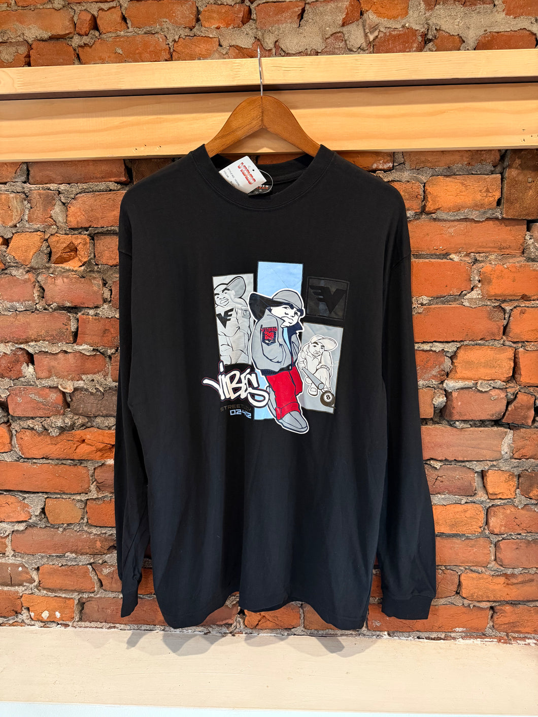 Vintage 2002 Vibes Jeans Longsleeve Shirt (L)