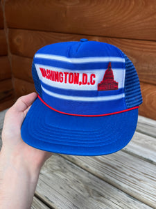 Vintage 80s Washington DC Trucker Hat
