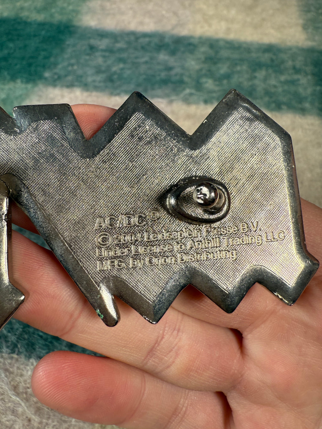 2004 AC/DC Logo Belt Buckle