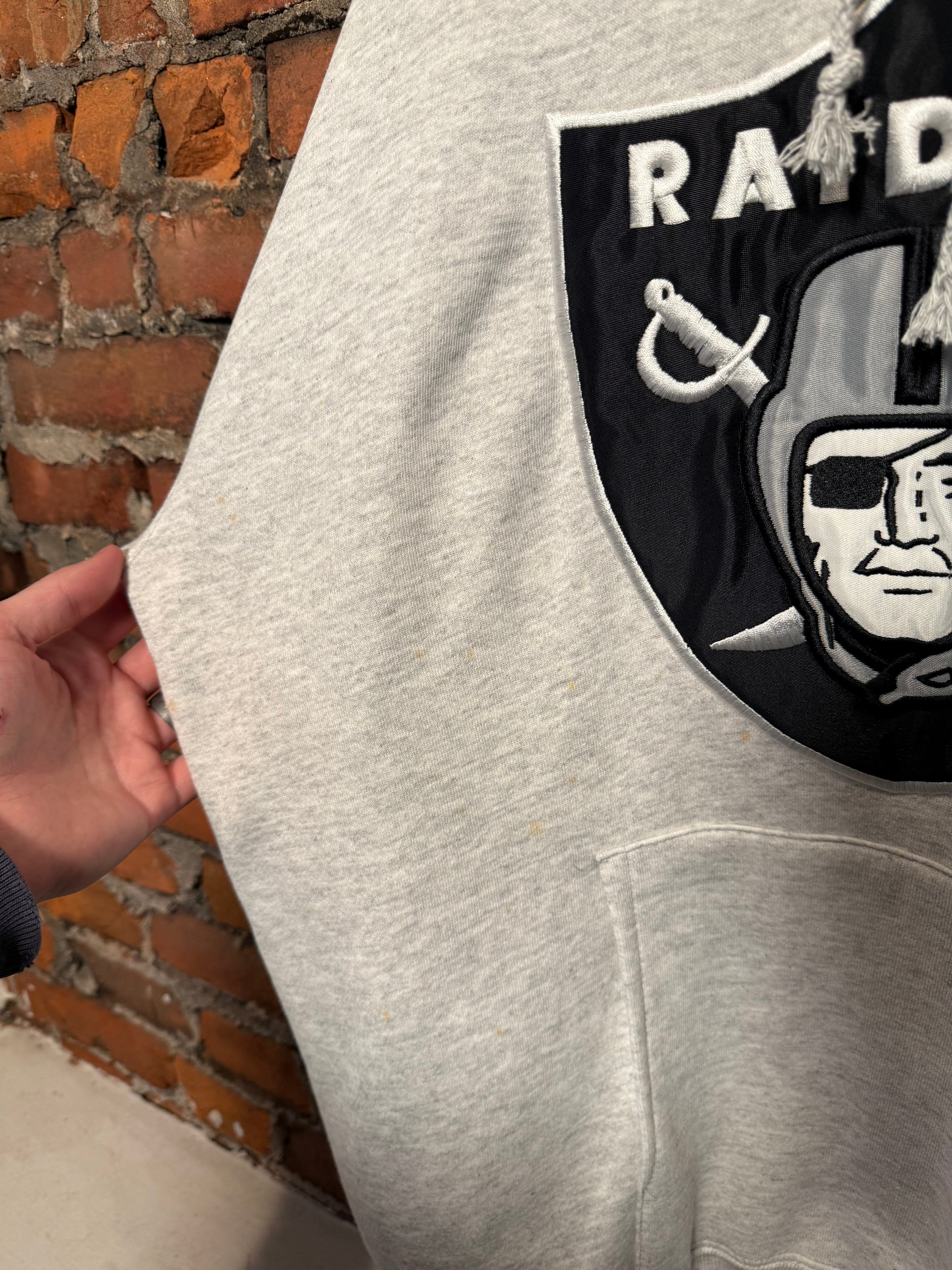 Vintage Raiders Nutmeg Hoodie (M)(Flaws)