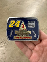 Load image into Gallery viewer, Vintage Jeff Gordon 3 Time Winston Cup Champion Belt Buckle
